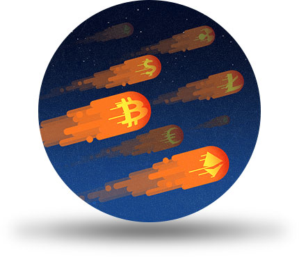 Currencies you trade on CryptoRocket